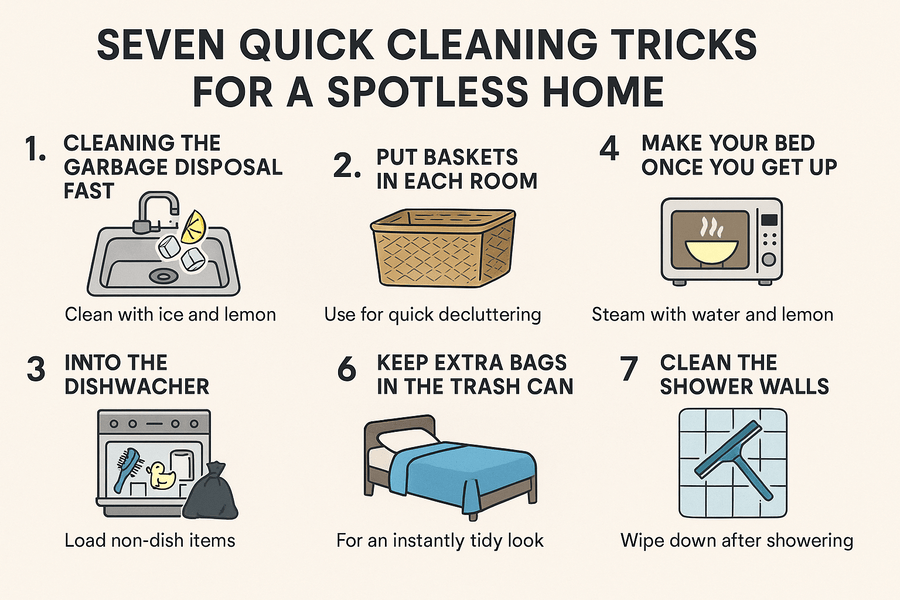Seven Quick Cleaning Tricks for a Spotless Home