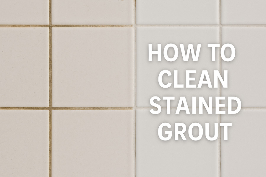 How Can Stained Grout Restore Its Distinct Shine?