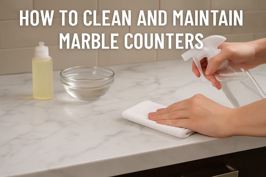 How Marble Counters Are kept Clean and well-Maintained