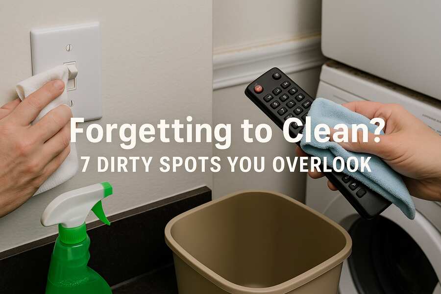 Forgetting to Clean? 7 Dirty Spots You Overlook