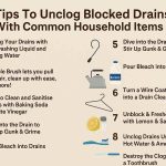 9 Tips To Unclog Blocked Drains With Common Household Items