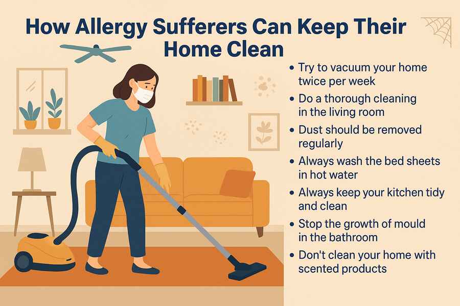How Allergy Sufferers Can Keep Their Home Clean
