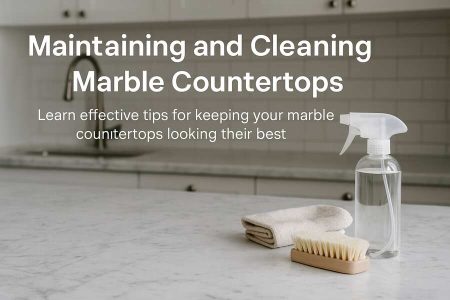 Maintaining and Cleaning Marble Countertops Easily