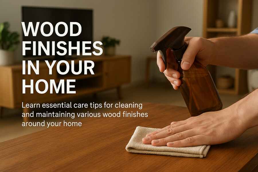 Wood Finishes in Your Home: Cleaning & Care Tips