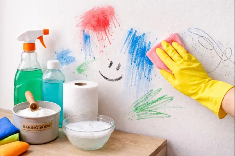 How to Remove Ink, Paint and Marker from Walls
