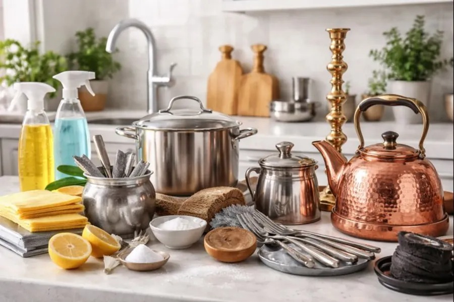 Best Ways to Clean Different Types of Metal at Home