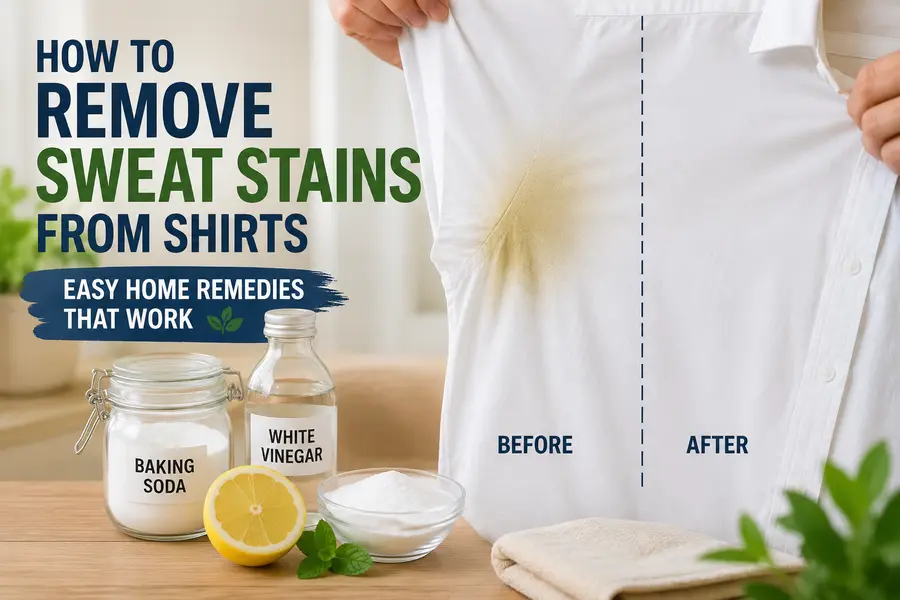 How to Remove Sweat Stains from Shirts Easily